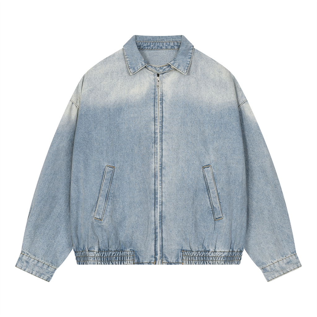 Jesus Forever Vintage Wash Full-Zip Denim Jacket by Psalm24 — product image 2